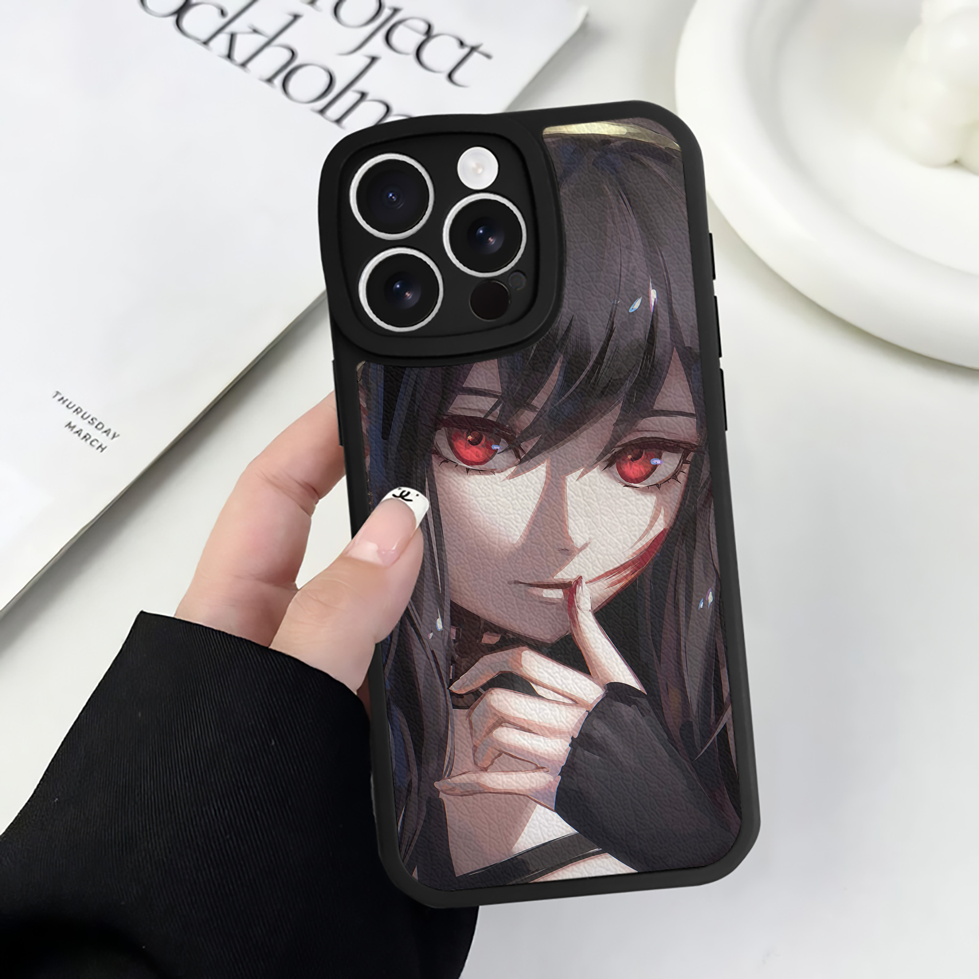 （画像用） SPY×FAMILY间谍家家酒 【iPhone 16シリーズ対応】シリコンスマホケース（レザー調） 材質：シリコン